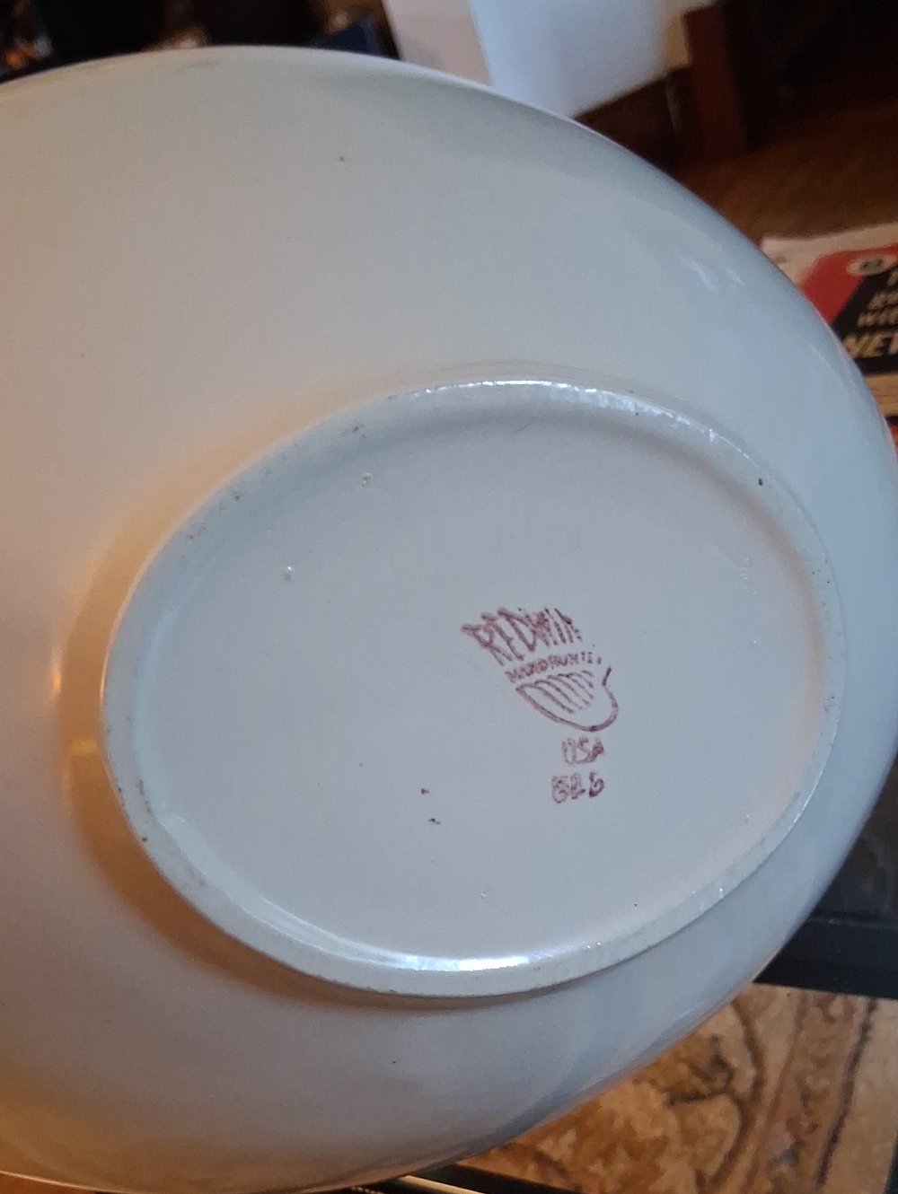 REDWING ROSE SALAD BOWL - Picture 3 of 4